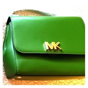 Michael Kors Mott Medium Leather Satchel